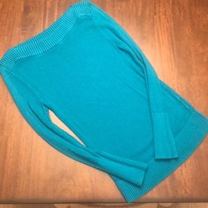 Banana Republic Teal Boatneck Sweater